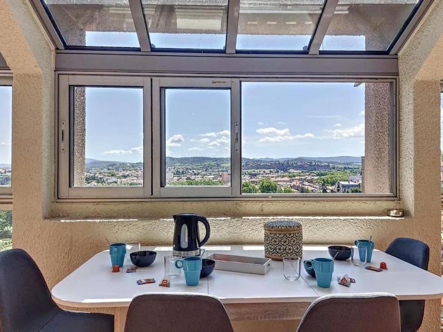 Le Panoramique - Sublime Vue Sur La Cite Apartment Carcassonne Bagian luar foto